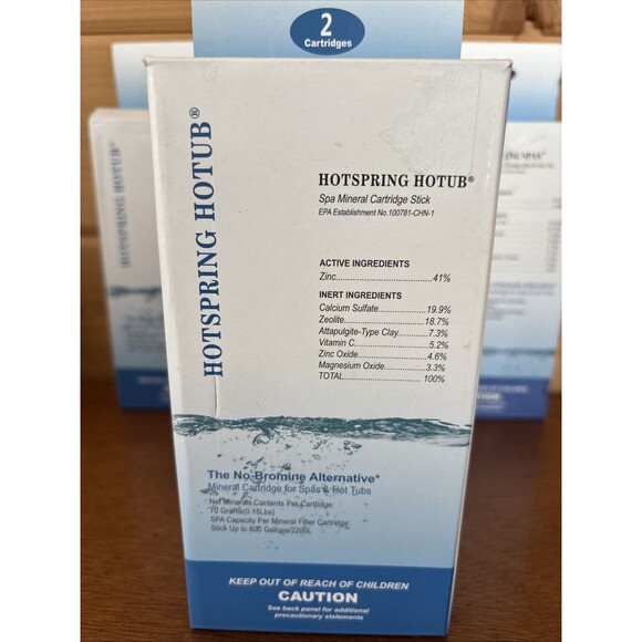 3 Boxes- HOTSPRING HOTUB Spa Mineral Cartridge 2 Pack Sticks Blue Spas Hot Tub - Picture 2 of 6